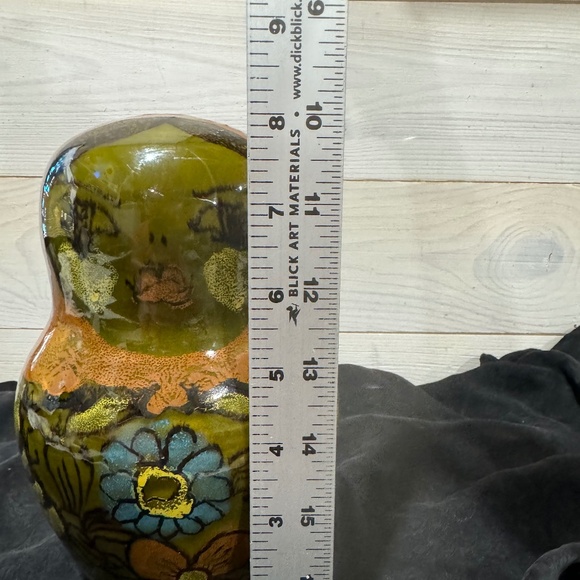 VVintage Coin Bank Nesting Doll Italian Pottery Signed - Picture 10 of 11